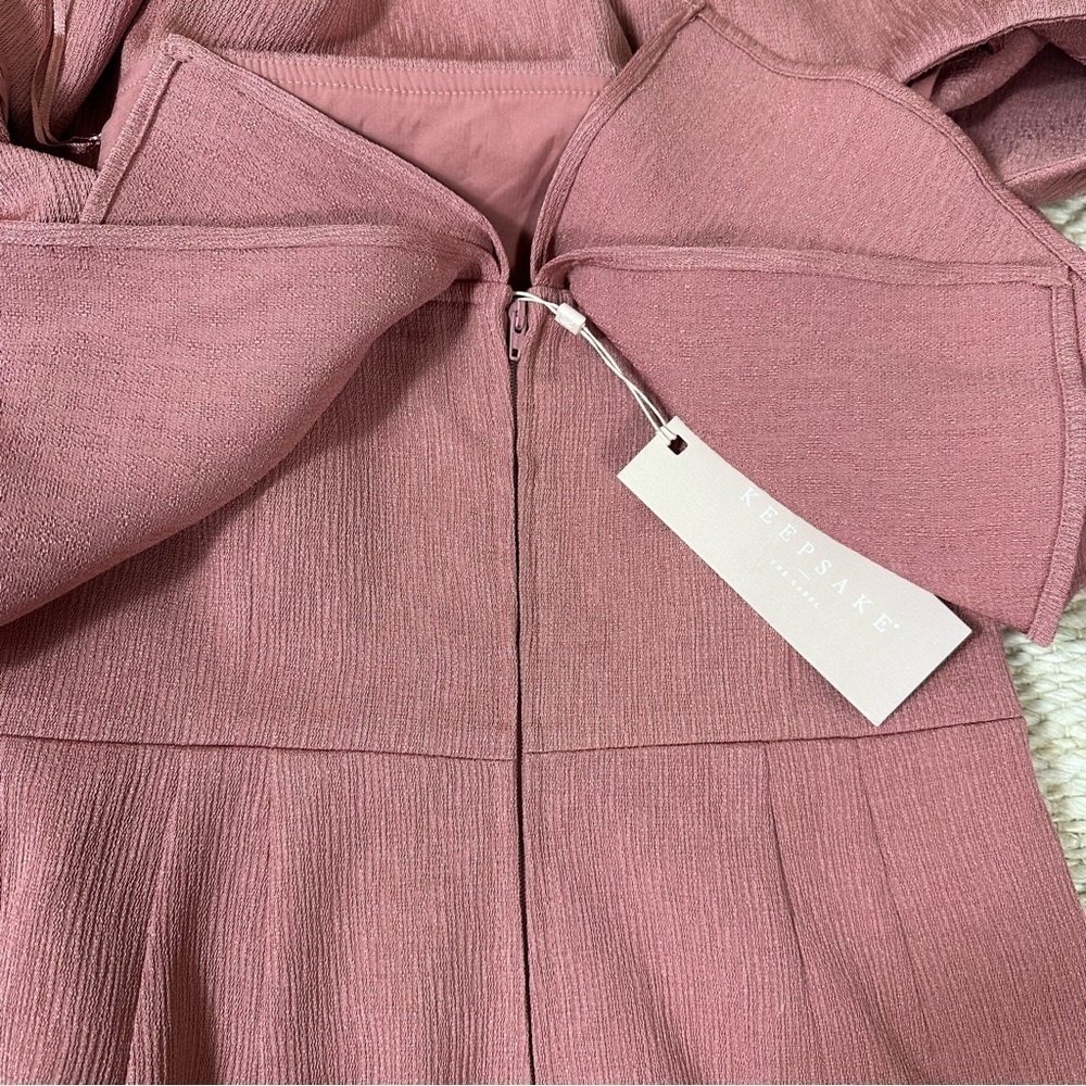 KEEPSAKE The Label Dress Size M No Reason Ruffle Off The Shoulder NWT - Picture 15 of 16